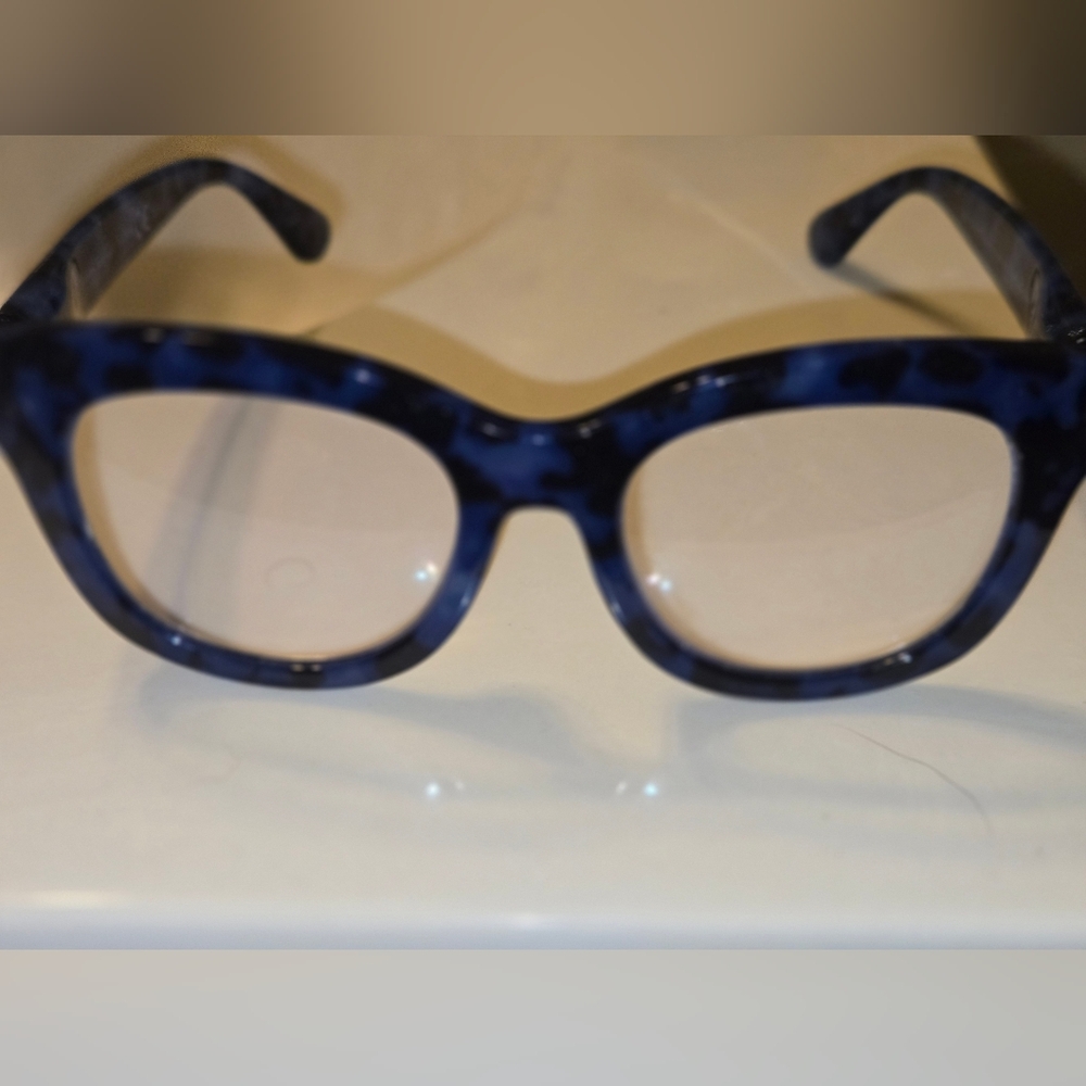 Peepers Brand Readers, Center Stage model, Blue Tortoise Color +1.50